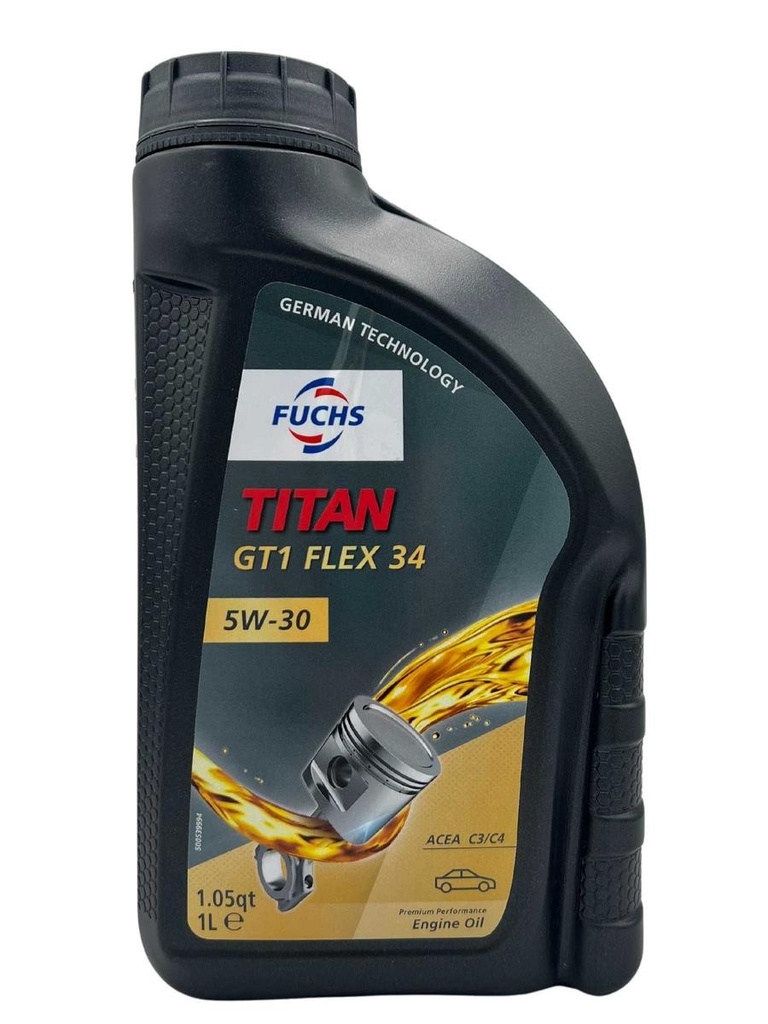 FUCHS TITAN GT1 FLEX 34 5W-30 1L (Uit doos van 12) 