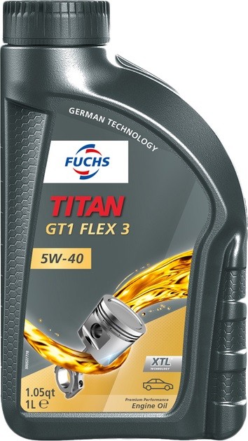 FUCHS TITAN GT1 FLEX 3 5W-40 1L (Uit doos van 12) 