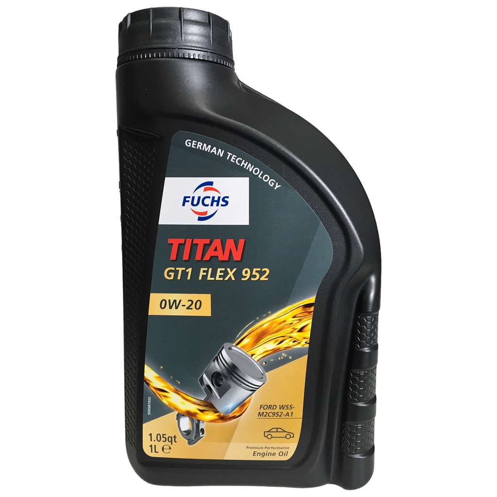 [602032560] FUCHS TITAN GT1 FLEX 952 0W-20 1L (Uit doos van 12) 
