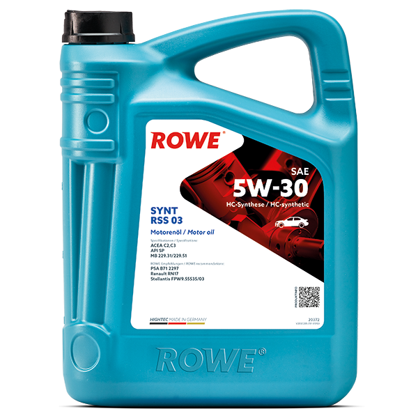 ROWE HIGHTEC SYNT RSS 03 SAE 5W-30 5L (Uit doos van 4)