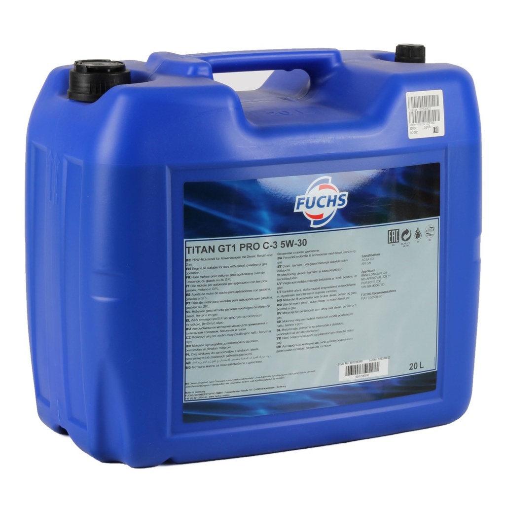Titan GT1 Flex C3 0W30 20 ltr 