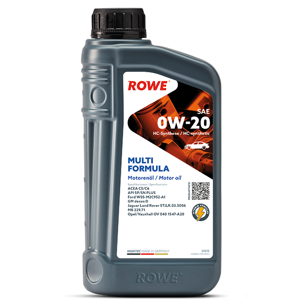 [20202-0010-99] ROWE HIGHTEC MULTI FORMULA SAE 0W-20 1L (Uit doos van 12)