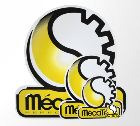 MécaTech Sticker L (ca. 37x37 cm) 2 stuks