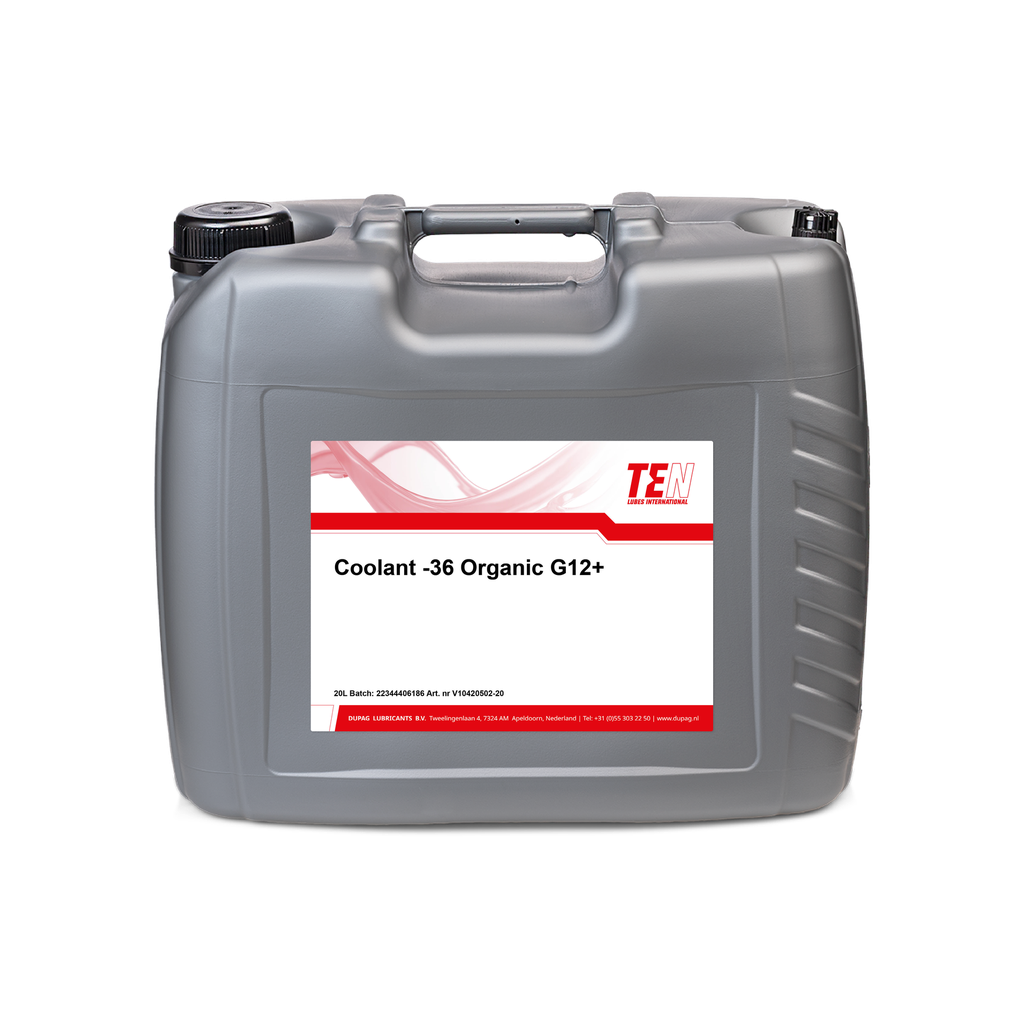 TEN LUBES COOLANT -36 ORGANIC G12+ RED DRUM 60L