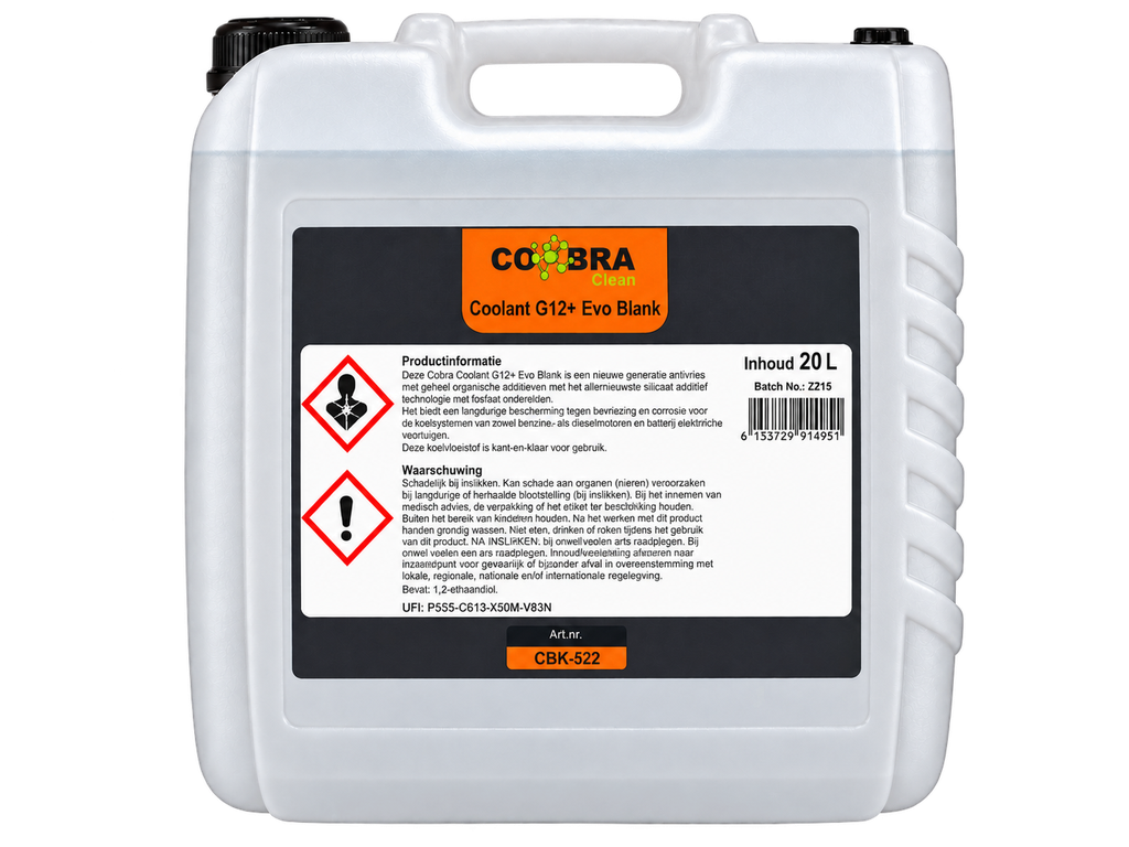 DUP100009 DUPAG COOLANT G12+ EVO BLANK 20L