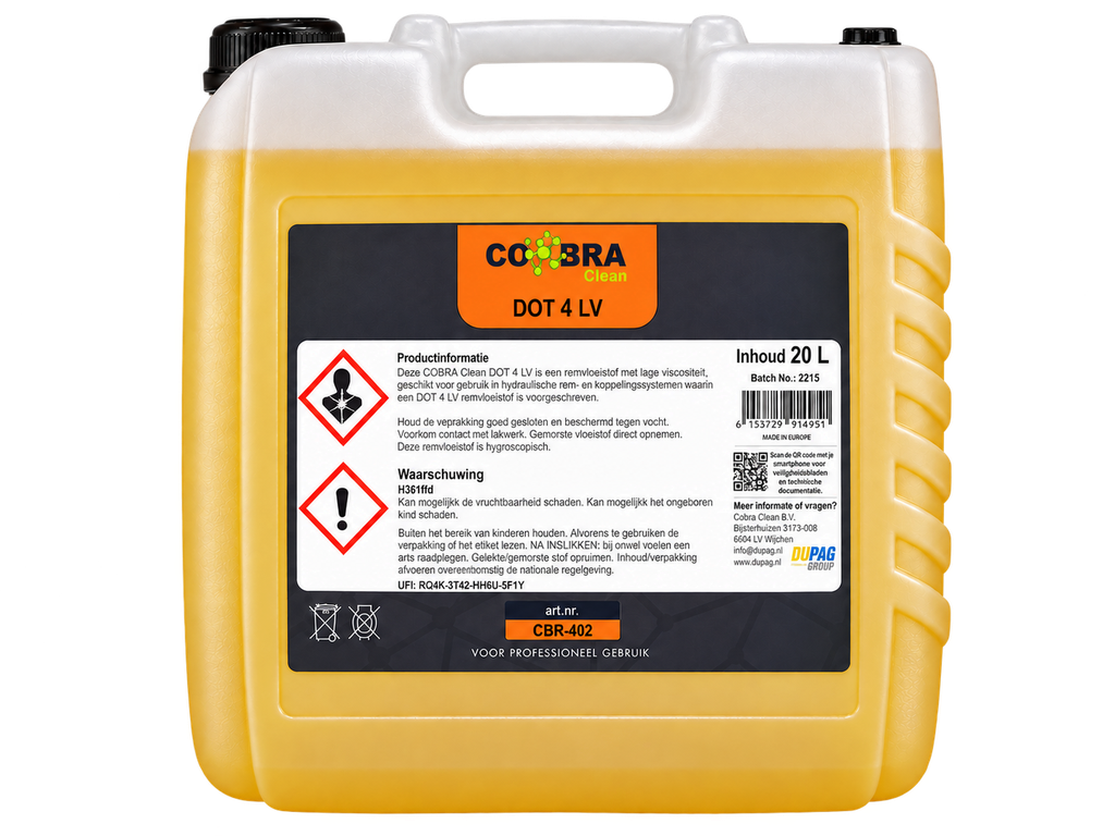 COBRA CLEAN DOT 4 LV 20L