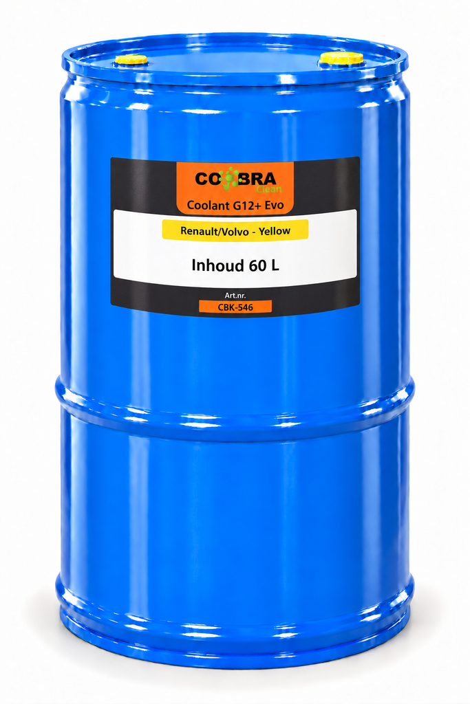 COBRA CLEAN COOLANT G12+ EVO RENAULT/VOLVO 60L YELLOW