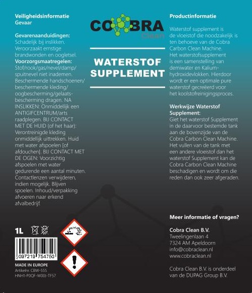 Waterstof Supplement 1L