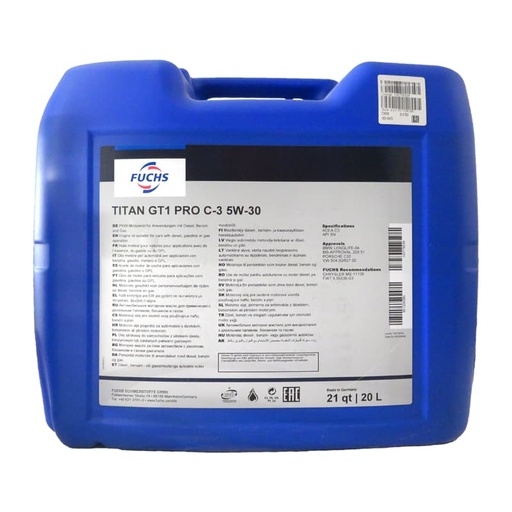 [602680051] TITAN GT1 PRO 2010 0W-20 Can 20L