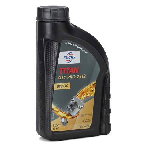 [602010650] FUCHS TITAN GT1 PRO 2312 0W-30 1L (Uit doos van 12) 