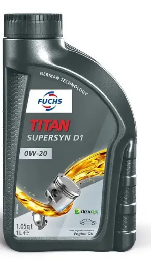 [602009432] FUCHS TITAN SUPERSYN D1 0W-20 5L (Uit doos van 3) 