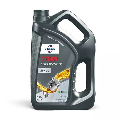 [602014153] FUCHS TITAN SUPERSYN D1 5W-30 5L (Uit doos van 3) 