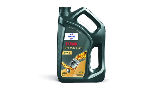 [602072580] FUCHS TITAN GT1 PRO GLV-1 0W-8 5L (Uit doos van 3) 