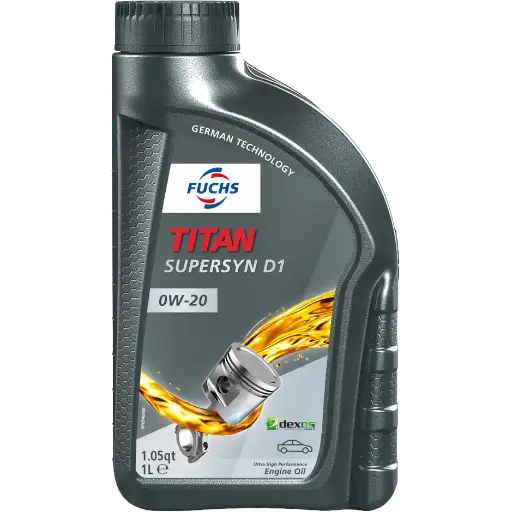 [602175298] FUCHS TITAN SUPERSYN D1 0W-20 1L (Uit doos van 12) 