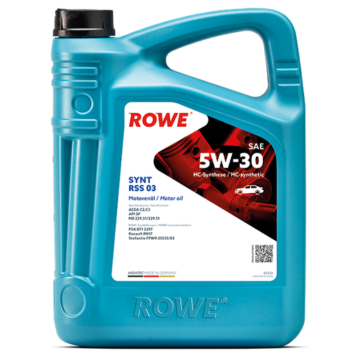 [20372-0050-99] ROWE 5 ltr HIGHTEC SYNT RSS 03 SAE 5W-30 ( Stellantis )