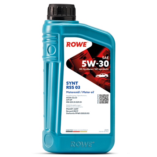 [20372-0010-99] ROWE 1 ltr HIGHTEC SYNT RSS 03 SAE 5W-30 ( Stellantis )