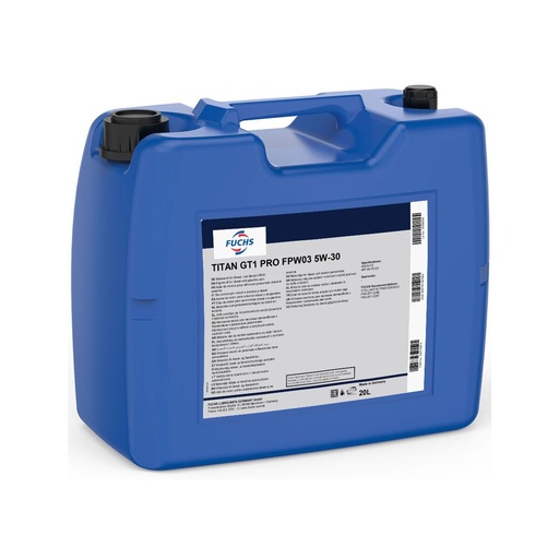 [602425720] FUCHS TITAN GT1 PRO FPW03 5W-30 1L (Uit doos van 12) (kopie)