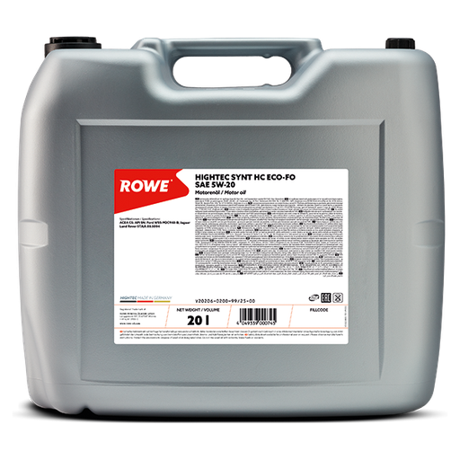 [20206-0200-99] ROWE HIGHTEC SYNT HC ECO-FO SAE 5W-20 Can 20L