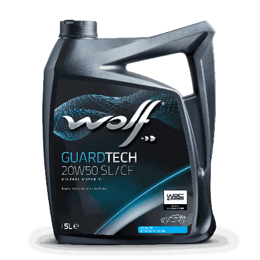 [8300813] WOLF GUARDTECH 20W50 SL/CF 5L