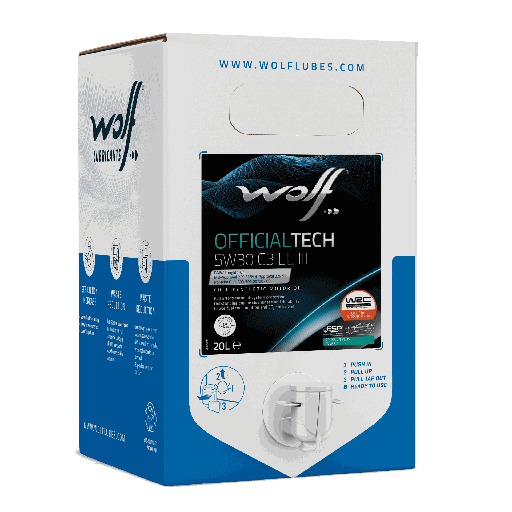 [1051056] WOLF OFFICIALTECH 0W20 LS-FE BIB 20L
