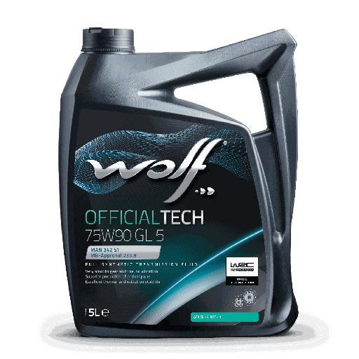 [8333262] WOLF OFFICIALTECH 75W90 GL 5 5L